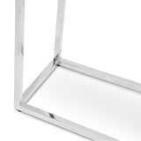 Stainless Steel Base Console Glass Table
