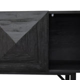 Reclaimed Pine Side Cabinet - Black