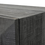 Reclaimed Pine Side Cabinet - Black