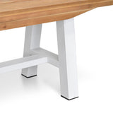 Outdoor Bench - White Legs
