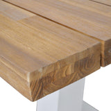 Outdoor 2.5m Dining Table With White Base