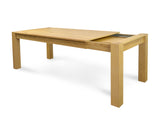 Wooden 1.8m-2.2m Extendable Dining Table