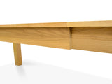 Wooden 1.8m-2.2m Extendable Dining Table