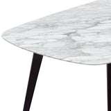 White top 1.8m Marble Dining Table