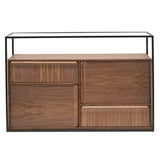 Wood Buffet Unit in Walnut