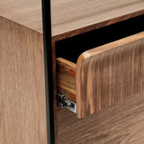 Wood Buffet Unit in Walnut