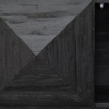 Reclaimed Pine Side Cabinet - Black