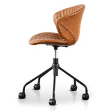 Tan Office Chair with Black Base