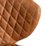 Tan Office Chair with Black Base