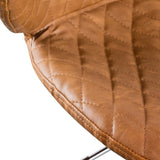 Tan Office Chair with Black Base