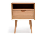 Scandinavian Wooden Bedside Table