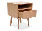 Scandinavian Wooden Bedside Table