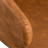 Tan Office Chair with White Base