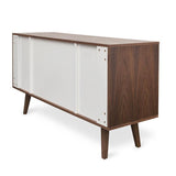 Scandinavian Sideboard Buffet Unit - Walnut