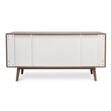 Scandinavian Sideboard Buffet Unit - Walnut